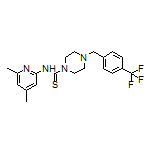 N-(4,6-Dimethyl-2-pyridyl)-4-[4-(trifluoromethyl)benzyl]piperazine-1-carbothioamide