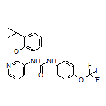 1-[2-[2-(tert-Butyl)phenoxy]-3-pyridyl]-3-[4-(trifluoromethoxy)phenyl]urea