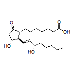 7-[(1R,2R,3R)-3-Hydroxy-2-[(S,E)-3-hydroxy-1-octen-1-yl]-5-oxocyclopentyl]heptanoic Acid
