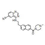 4-[[2-[6-(4-Methylpiperazine-1-carbonyl)-2-naphthyl]ethyl]amino]quinazoline-6-carbonitrile