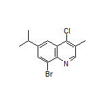 8-Bromo-4-chloro-6-isopropyl-3-methylquinoline