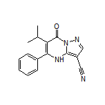 6-Isopropyl-7-oxo-5-phenyl-4,7-dihydropyrazolo[1,5-a]pyrimidine-3-carbonitrile