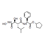 Cyclopentyl (S)-2-[(R)-2-[(S)-1-Hydroxy-2-(hydroxyamino)-2-oxoethyl]-4-methylpentanamido]-2-phenylacetate