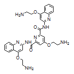 4-(2-Aminoethoxy)-N2,N6-bis[4-(2-aminoethoxy)-2-quinolyl]pyridine-2,6-dicarboxamide