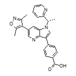 (S)-4-[6-(3,5-Dimethyl-4-isoxazolyl)-1-[1-(2-pyridyl)ethyl]-4-azaindol-3-yl]benzoic Acid