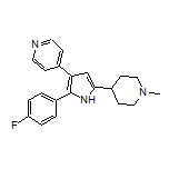 4-[2-(4-Fluorophenyl)-5-(1-methyl-4-piperidyl)-3-pyrrolyl]pyridine