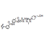 2-[[6-[4-(2-Hydroxyethyl)-1-piperazinyl]-2-methyl-4-pyrimidinyl]amino]-N-[2-methyl-5-[3-(trifluoromethyl)benzamido]phenyl]thiazole-5-carboxamide