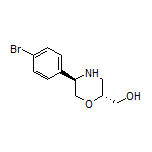 [(2R,5R)-5-(4-Bromophenyl)morpholin-2-yl]methanol