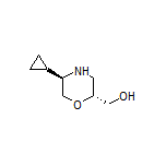 [(2R,5R)-5-Cyclopropylmorpholin-2-yl]methanol