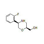 [(2S,5R)-5-(2-Fluorophenyl)morpholin-2-yl]methanol