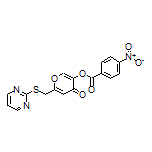 4-Oxo-6-[(pyrimidin-2-ylthio)methyl]-4H-pyran-3-yl 4-Nitrobenzoate