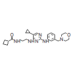 N-[3-[[5-Cyclopropyl-2-[[3-(morpholinomethyl)phenyl]amino]-4-pyrimidinyl]amino]propyl]cyclobutanecarboxamide