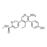 6’-Amino-4’-ethyl-5’-(4-hydroxyphenyl)-N-methyl-[3,3’-bipyridine]-6-carboxamide