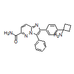 2-[4-(1-Aminocyclobutyl)phenyl]-3-phenylimidazo[1,2-b]pyridazine-6-carboxamide