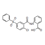 2-[2-Chloro-5-(phenylsulfonyl)benzamido]benzoic Acid