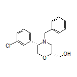 [(2R,5S)-4-Benzyl-5-(3-chlorophenyl)morpholin-2-yl]methanol