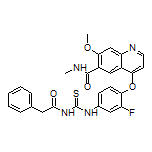 4-[2-Fluoro-4-[3-(2-phenylacetyl)thioureido]phenoxy]-7-methoxy-N-methylquinoline-6-carboxamide