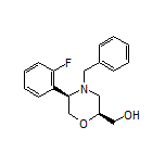[(2S,5R)-4-Benzyl-5-(2-fluorophenyl)morpholin-2-yl]methanol