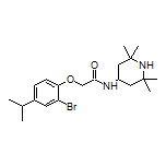 2-(2-Bromo-4-isopropylphenoxy)-N-(2,2,6,6-tetramethyl-4-piperidyl)acetamide