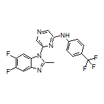 6-(5,6-Difluoro-2-methyl-1-benzimidazolyl)-N-[4-(trifluoromethyl)phenyl]pyrazin-2-amine