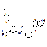 3-[(7-Azaindol-4-yl)oxy]-N-[4-[(4-ethyl-1-piperazinyl)methyl]-3-(trifluoromethyl)phenyl]-4-methylbenzamide