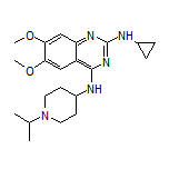 N2-Cyclopropyl-N4-(1-isopropyl-4-piperidyl)-6,7-dimethoxyquinazoline-2,4-diamine