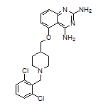 5-[[1-(2,6-Dichlorobenzyl)-4-piperidyl]methoxy]quinazoline-2,4-diamine