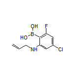2-(Allylamino)-4-chloro-6-fluorophenylboronic Acid