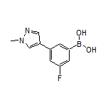 3-Fluoro-5-(1-methyl-4-pyrazolyl)phenylboronic Acid