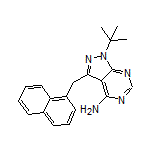 4-Amino-1-(tert-butyl)-3-(naphthalen-1-ylmethyl)pyrazolo[3,4-d]pyrimidine
