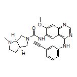 (3aR,6aR)-N-[4-[(3-Ethynylphenyl)amino]-7-methoxyquinazolin-6-yl]-1-methylhexahydropyrrolo[3,4-b]pyrrole-5(1H)-carboxamide