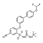 N-(tert-Butylcarbamoyl)-5-cyano-2-[[4’-(difluoromethoxy)-3-biphenylyl]oxy]benzenesulfonamide