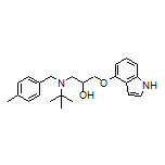 1-[(4-Indolyl)oxy]-3-[tert-butyl(4-methylbenzyl)amino]-2-propanol