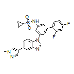 N-[2’,4’-Difluoro-5-[5-(1-methyl-4-pyrazolyl)-1-benzimidazolyl]-3-biphenylyl]cyclopropanesulfonamide