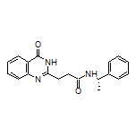 (S)-3-(4-Oxo-3,4-dihydro-2-quinazolinyl)-N-(1-phenylethyl)propanamide