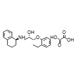 (S)-1-(2-Ethylphenoxy)-3-[[(S)-1,2,3,4-tetrahydro-1-naphthyl]amino]-2-propanol Oxalate