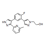 2-[4-[2-Fluoro-5-[3-(6-methyl-2-pyridyl)-4-pyrazolyl]phenyl]-1-pyrazolyl]ethanol