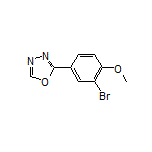 2-(3-Bromo-4-methoxyphenyl)-1,3,4-oxadiazole