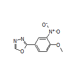 2-(4-Methoxy-3-nitrophenyl)-1,3,4-oxadiazole