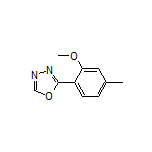 2-(2-Methoxy-4-methylphenyl)-1,3,4-oxadiazole