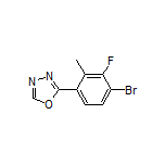 2-(4-Bromo-3-fluoro-2-methylphenyl)-1,3,4-oxadiazole