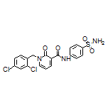 1-(2,4-Dichlorobenzyl)-2-oxo-N-(4-sulfamoylphenyl)-1,2-dihydropyridine-3-carboxamide