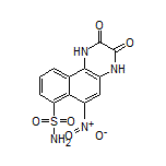 6-Nitro-2,3-dioxo-1,2,3,4-tetrahydrobenzo[f]quinoxaline-7-sulfonamide