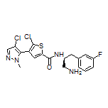 N-[(S)-1-Amino-3-(3-fluorophenyl)-2-propyl]-5-chloro-4-(4-chloro-1-methyl-5-pyrazolyl)thiophene-2-carboxamide