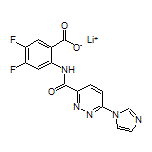 Lithium 2-[6-(1-Imidazolyl)pyridazine-3-carboxamido]-4,5-difluorobenzoate