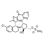 [(1R,2S,4R)-4-[[5-[4-[(R)-7-Chloro-1,2,3,4-tetrahydro-1-isoquinolyl]-5-methylthiophene-2-carbonyl]-4-pyrimidinyl]amino]-2-hydroxycyclopentyl]methyl Sulfamate