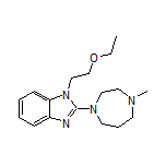 1-(2-Ethoxyethyl)-2-(4-methyl-1,4-diazepan-1-yl)benzimidazole