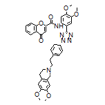 N-[2-[2-[4-[2-(6,7-Dimethoxy-3,4-dihydroisoquinolin-2(1H)-yl)ethyl]phenyl]-2H-tetrazol-5-yl]-4,5-dimethoxyphenyl]-4-oxo-4H-chromene-2-carboxamide