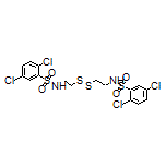 N,N’-[Disulfanediylbis(ethane-2,1-diyl)]bis(2,5-dichlorobenzenesulfonamide)