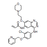 N-[4-[[3-Chloro-4-(pyridin-2-ylmethoxy)phenyl]amino]-7-(2-morpholinoethoxy)-6-quinazolinyl]acrylamide